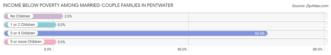 Income Below Poverty Among Married-Couple Families in Pentwater