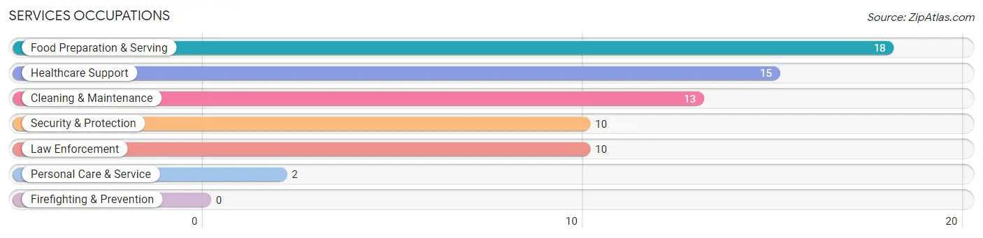 Services Occupations in Perrinton