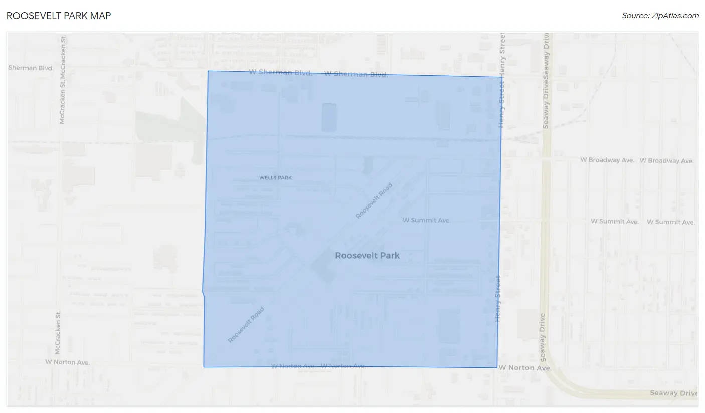 Roosevelt Park Map