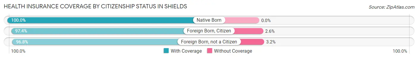 Health Insurance Coverage by Citizenship Status in Shields