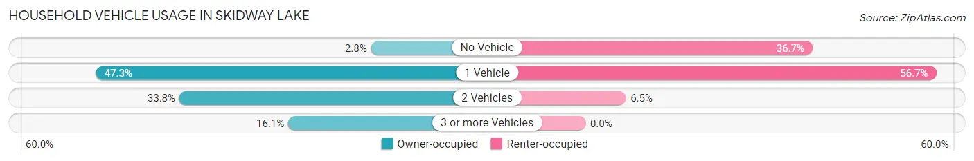 Household Vehicle Usage in Skidway Lake