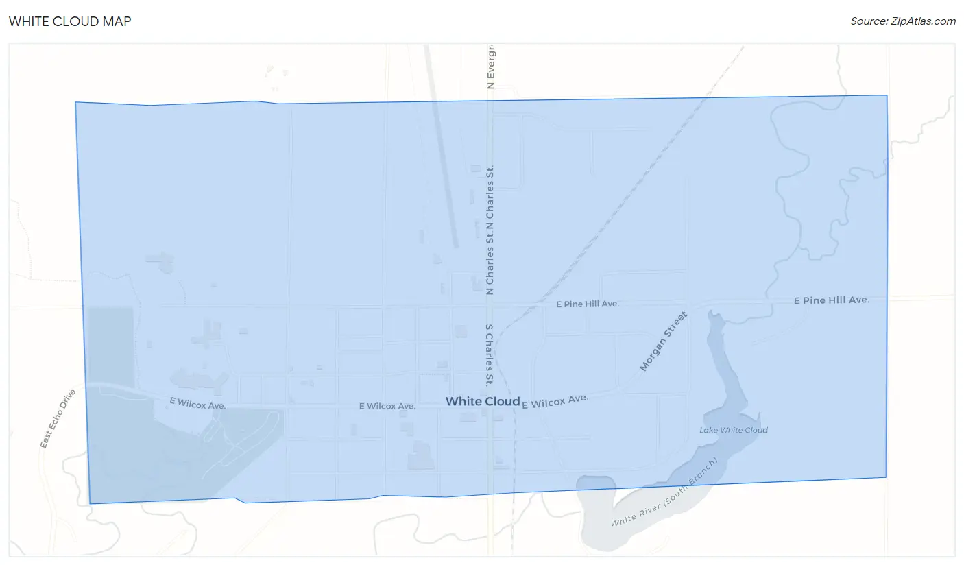 White Cloud Map