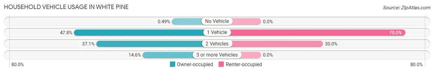 Household Vehicle Usage in White Pine