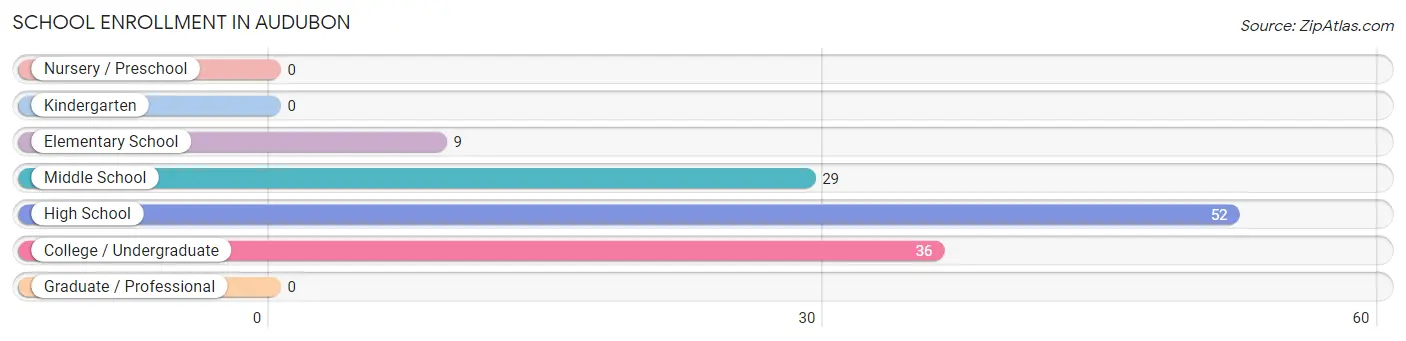 School Enrollment in Audubon