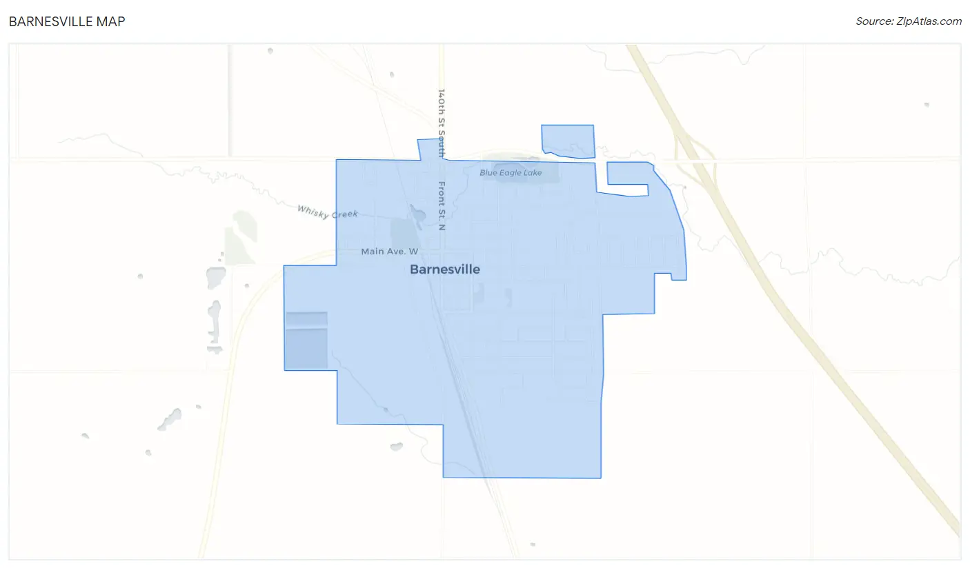 Barnesville Map