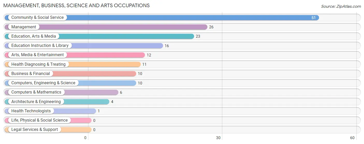 Management, Business, Science and Arts Occupations in Belgrade