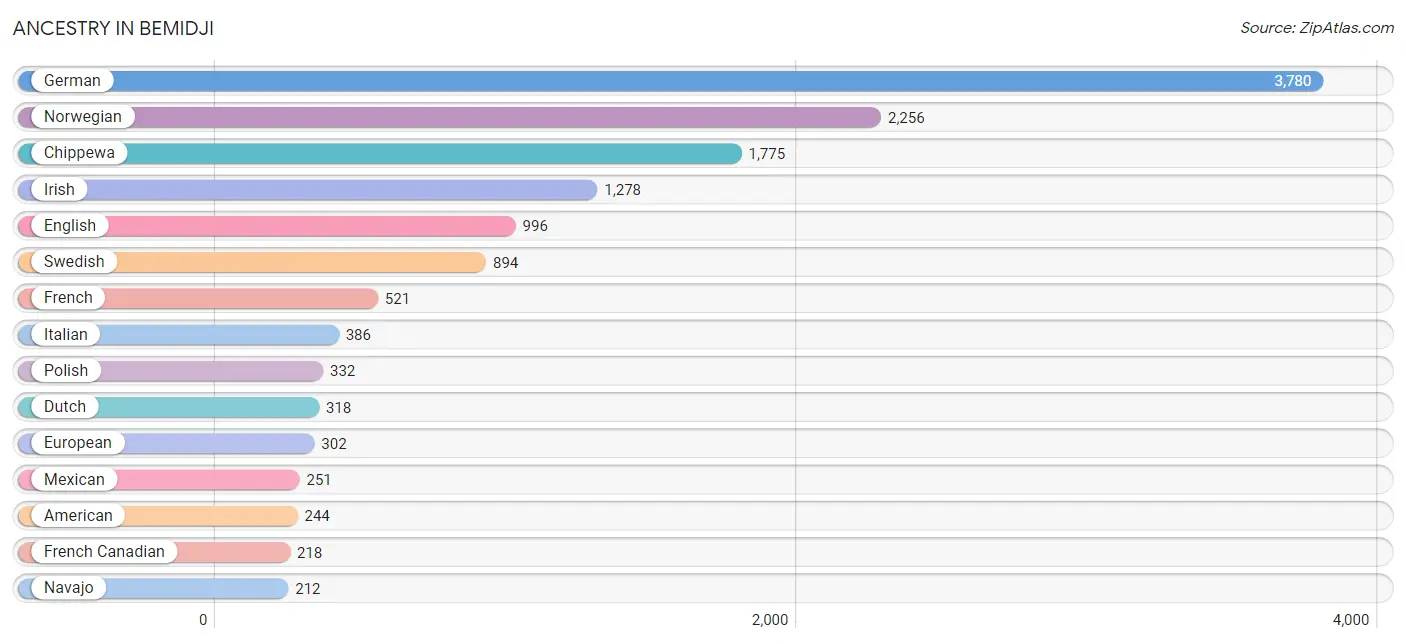 Ancestry in Bemidji