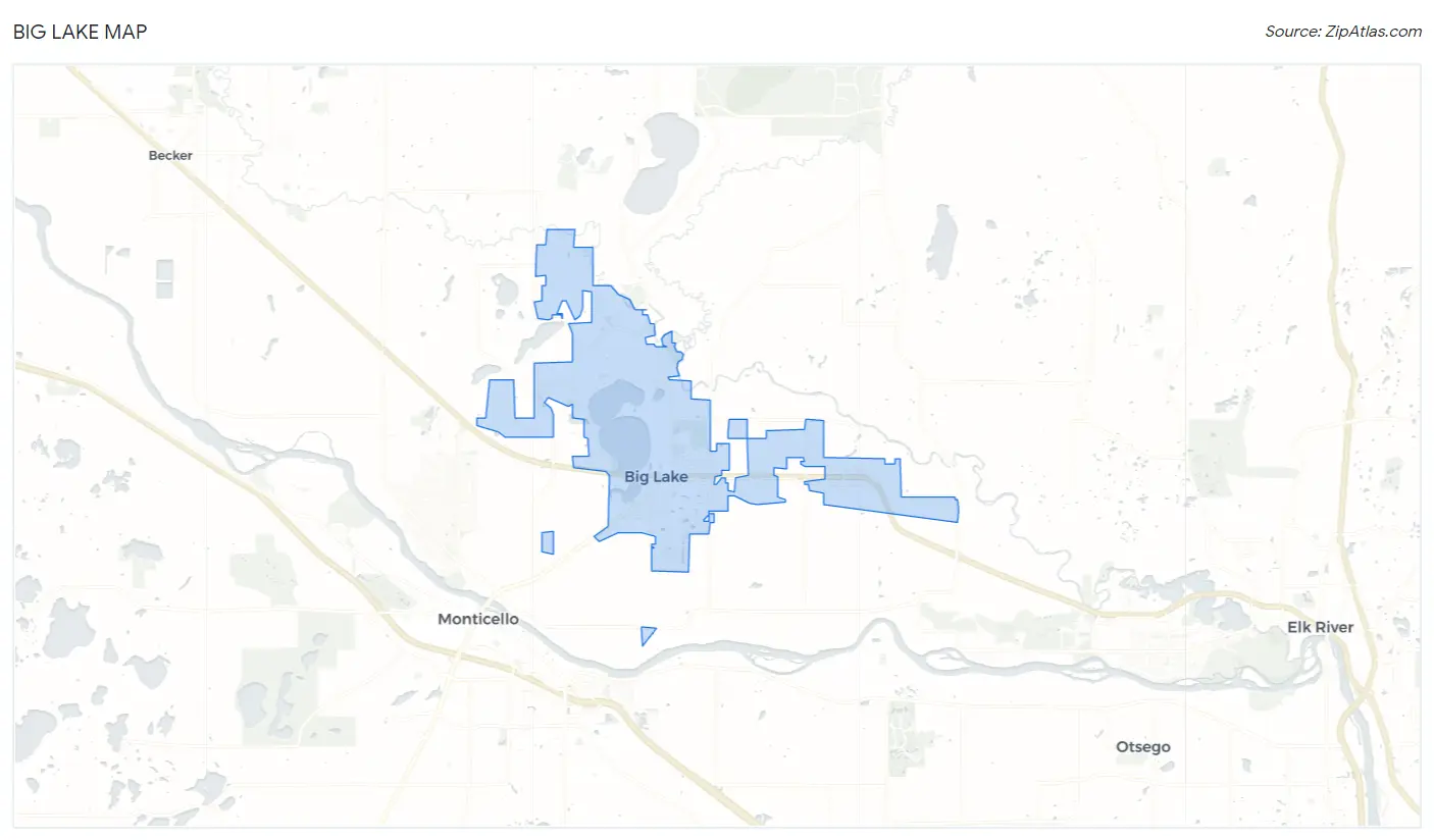 Big Lake Map