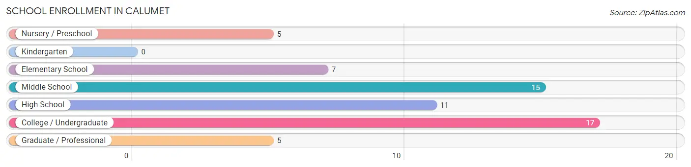 School Enrollment in Calumet