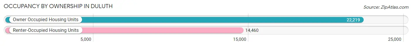 Occupancy by Ownership in Duluth