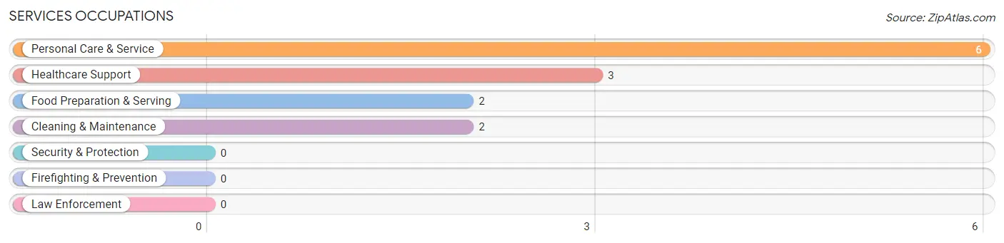 Services Occupations in Elizabeth