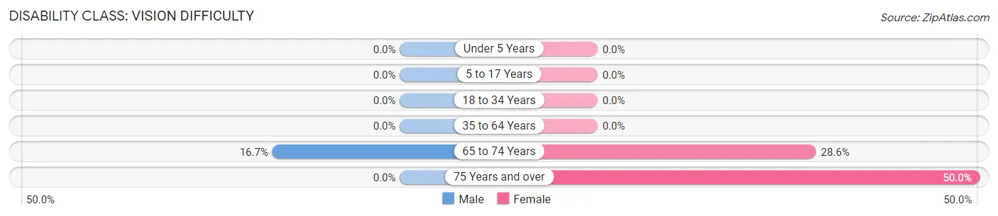 Disability in Elizabeth: <span>Vision Difficulty</span>