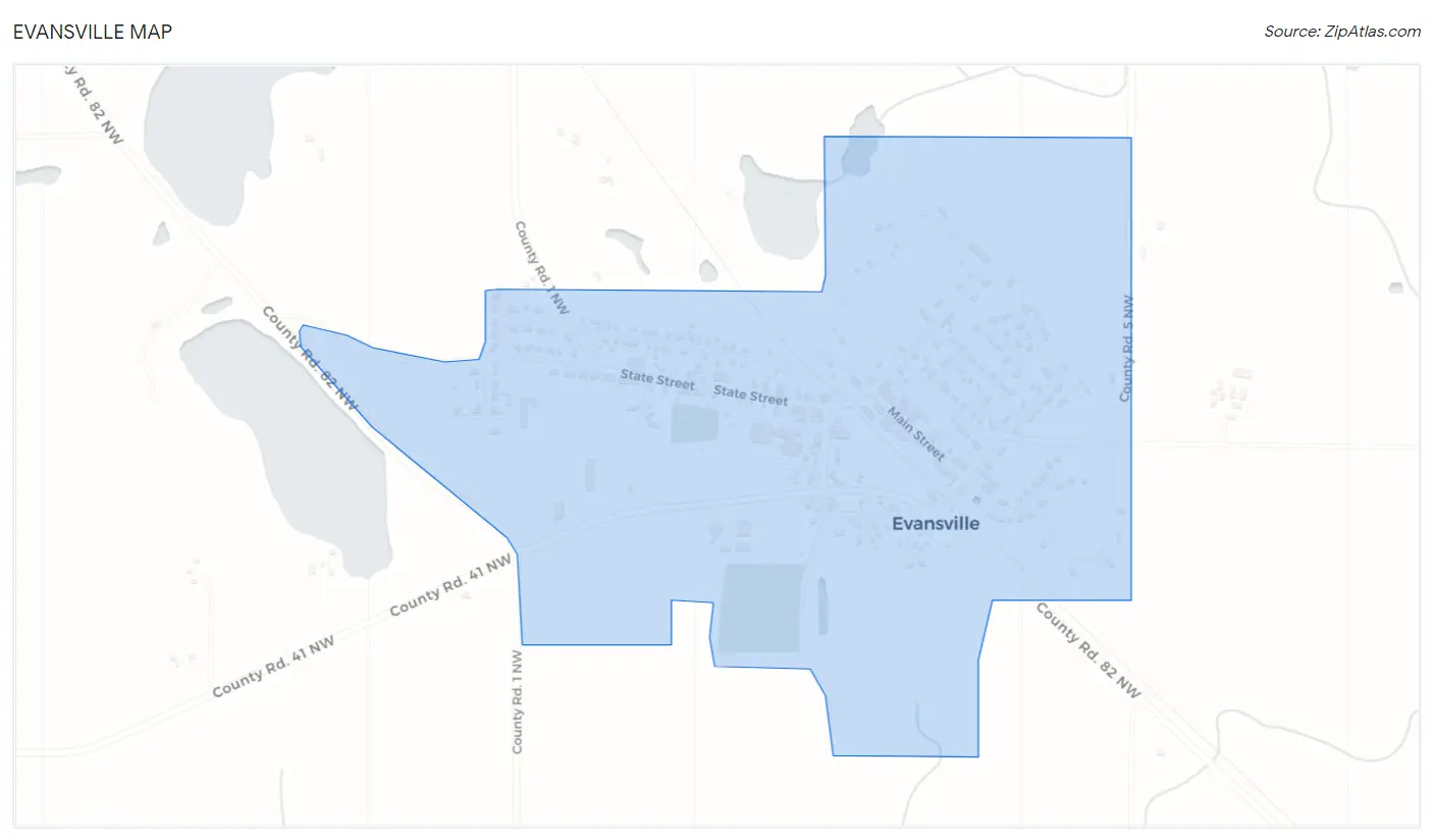 Evansville Map