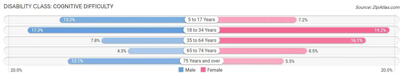 Disability in Grand Rapids: <span>Cognitive Difficulty</span>