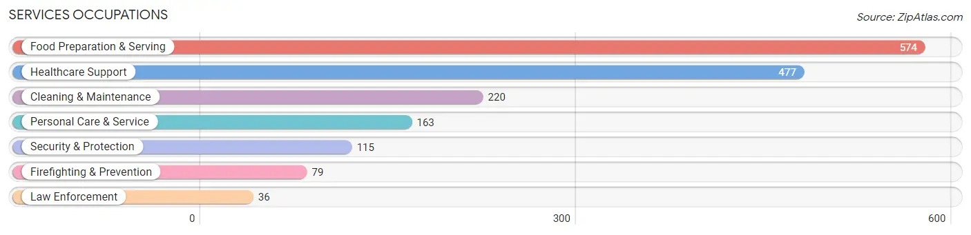 Services Occupations in Hibbing