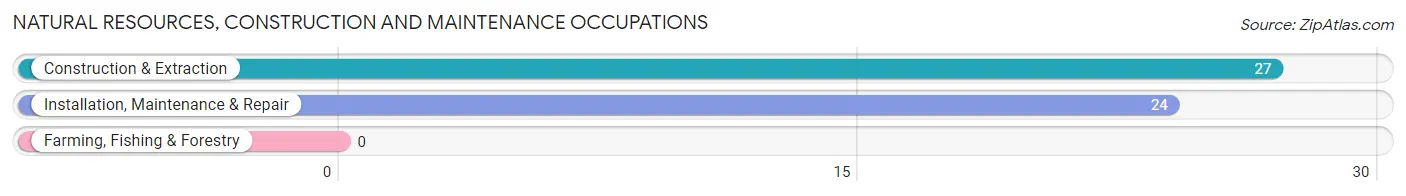 Natural Resources, Construction and Maintenance Occupations in Hinckley