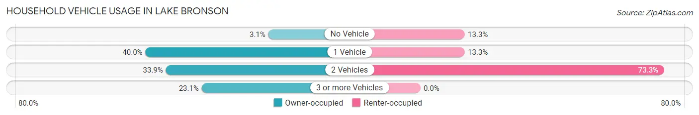 Household Vehicle Usage in Lake Bronson