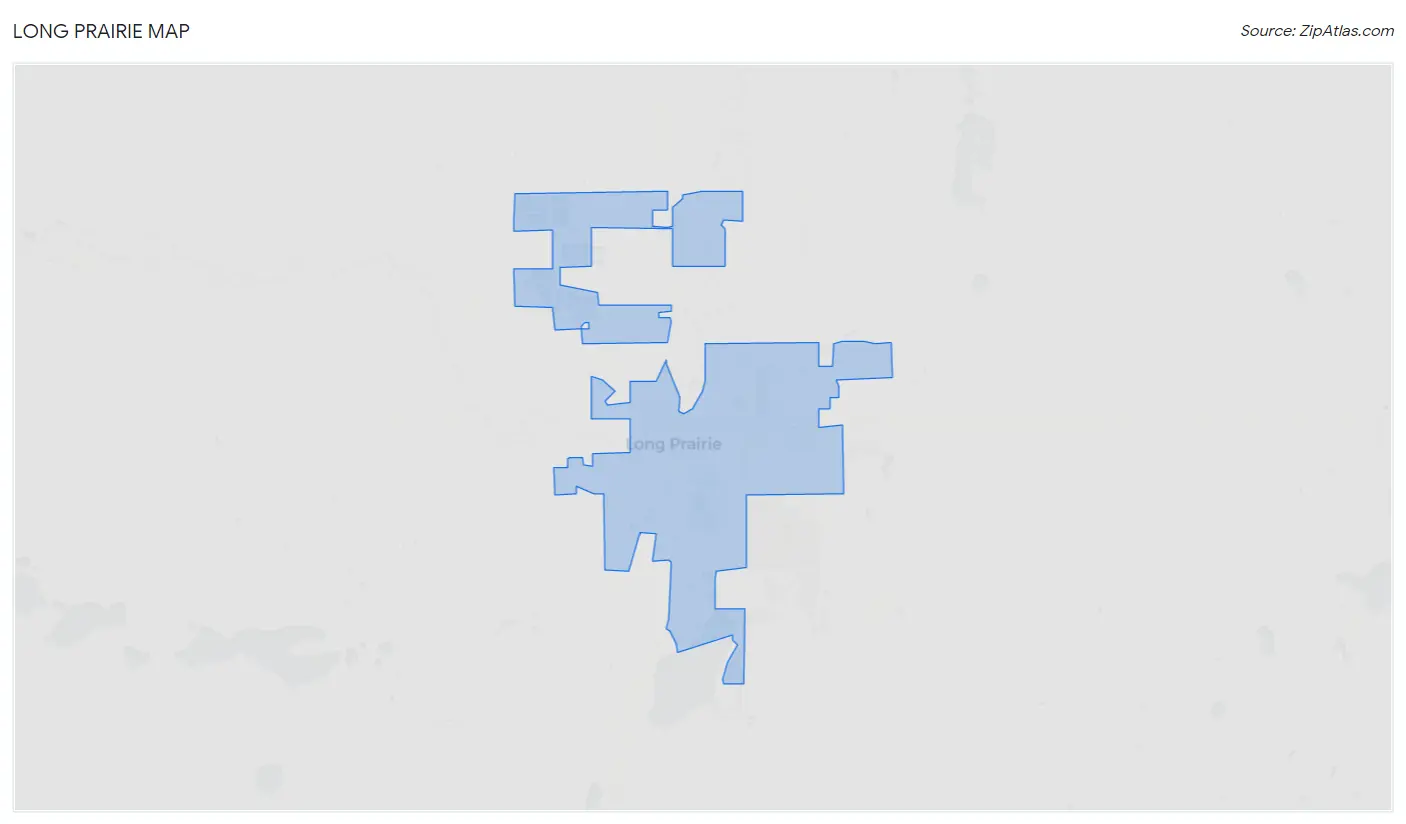 Long Prairie Map