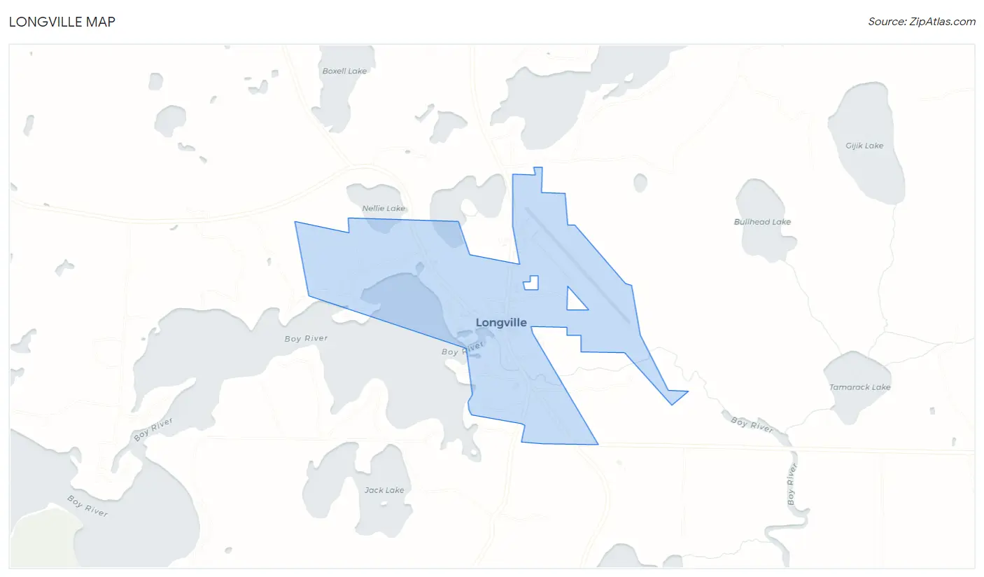 Longville Map