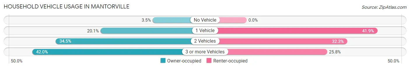 Household Vehicle Usage in Mantorville