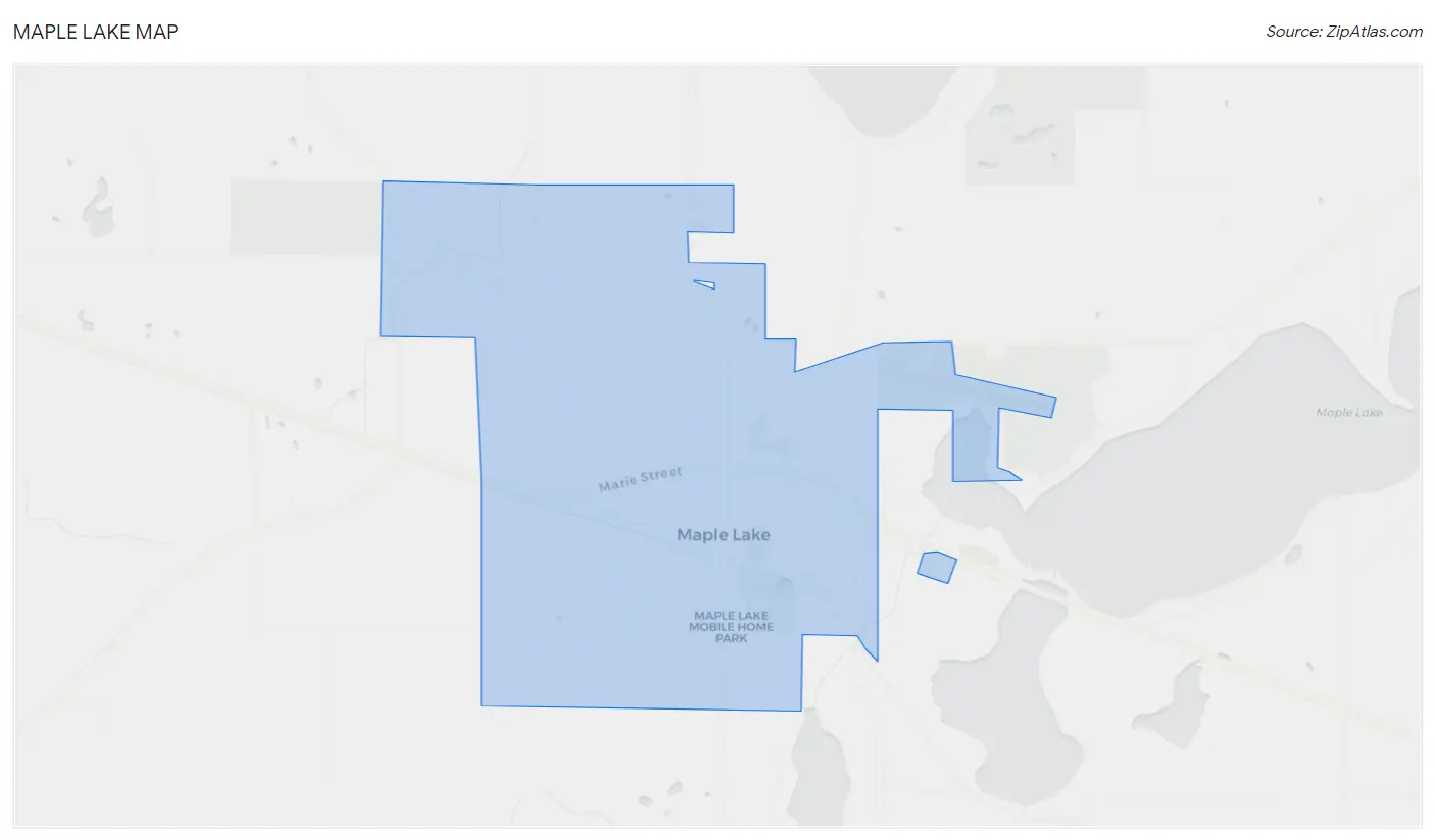 Maple Lake Map