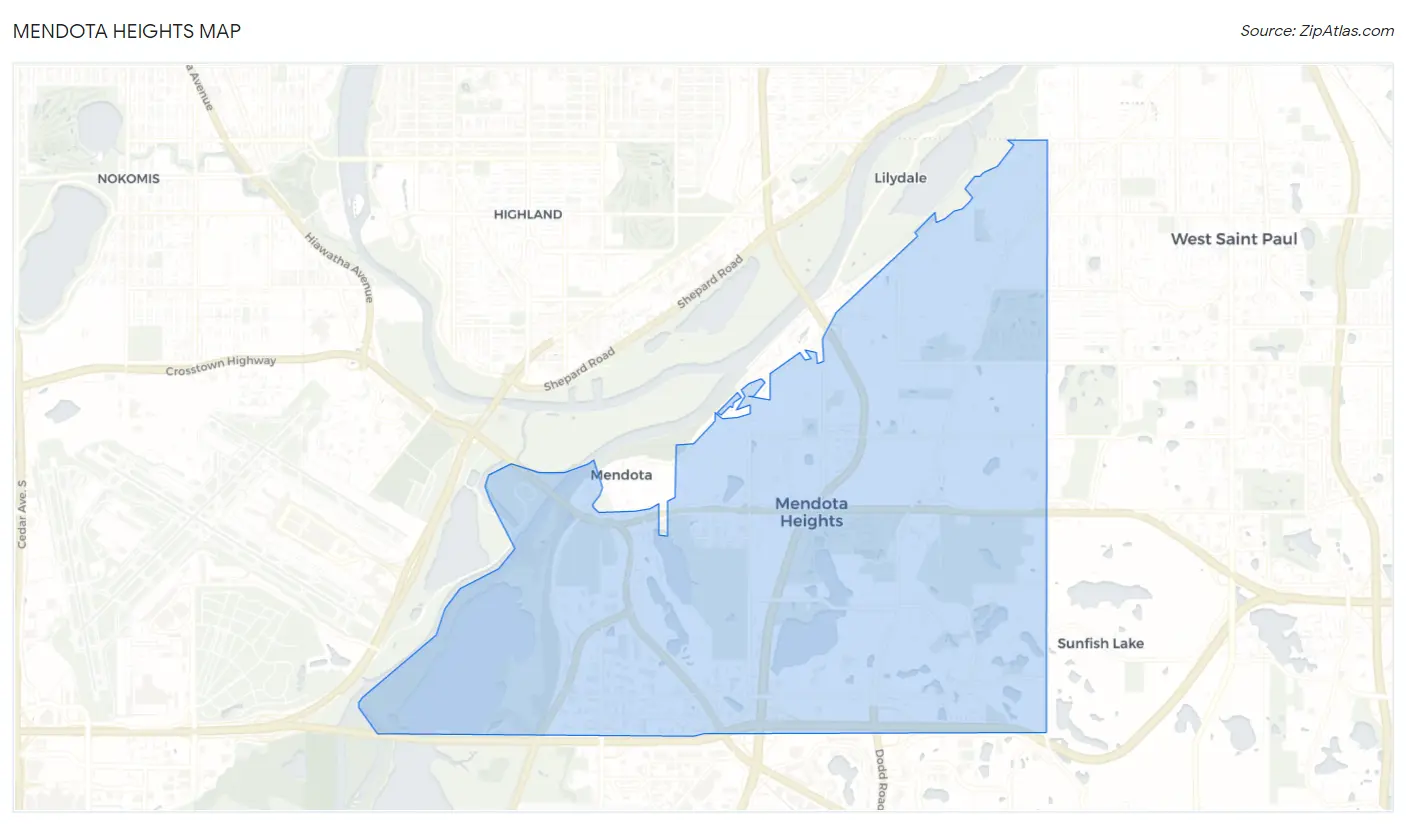 Mendota Heights Map