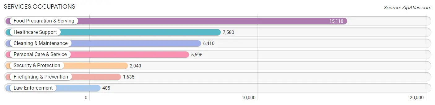 Services Occupations in Minneapolis