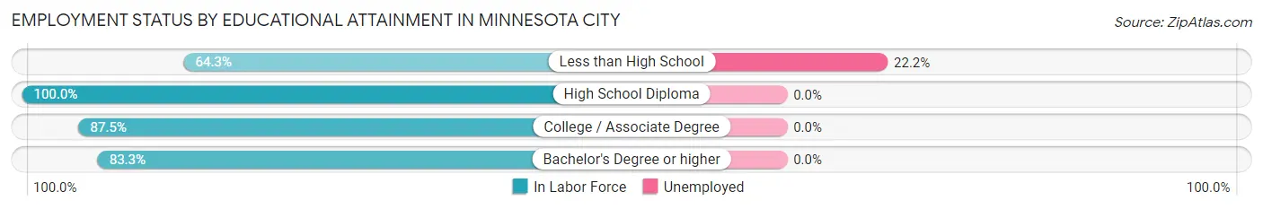 Employment Status by Educational Attainment in Minnesota City