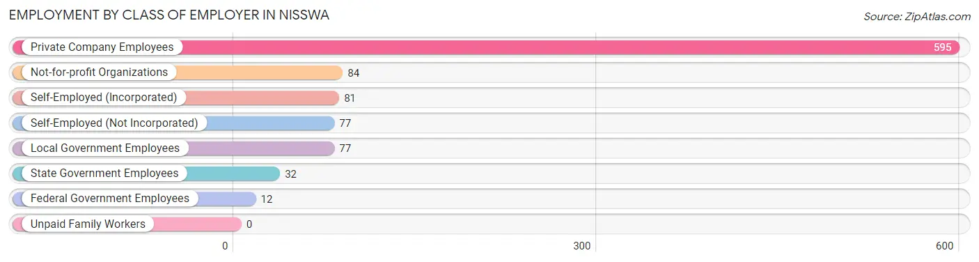 Employment by Class of Employer in Nisswa