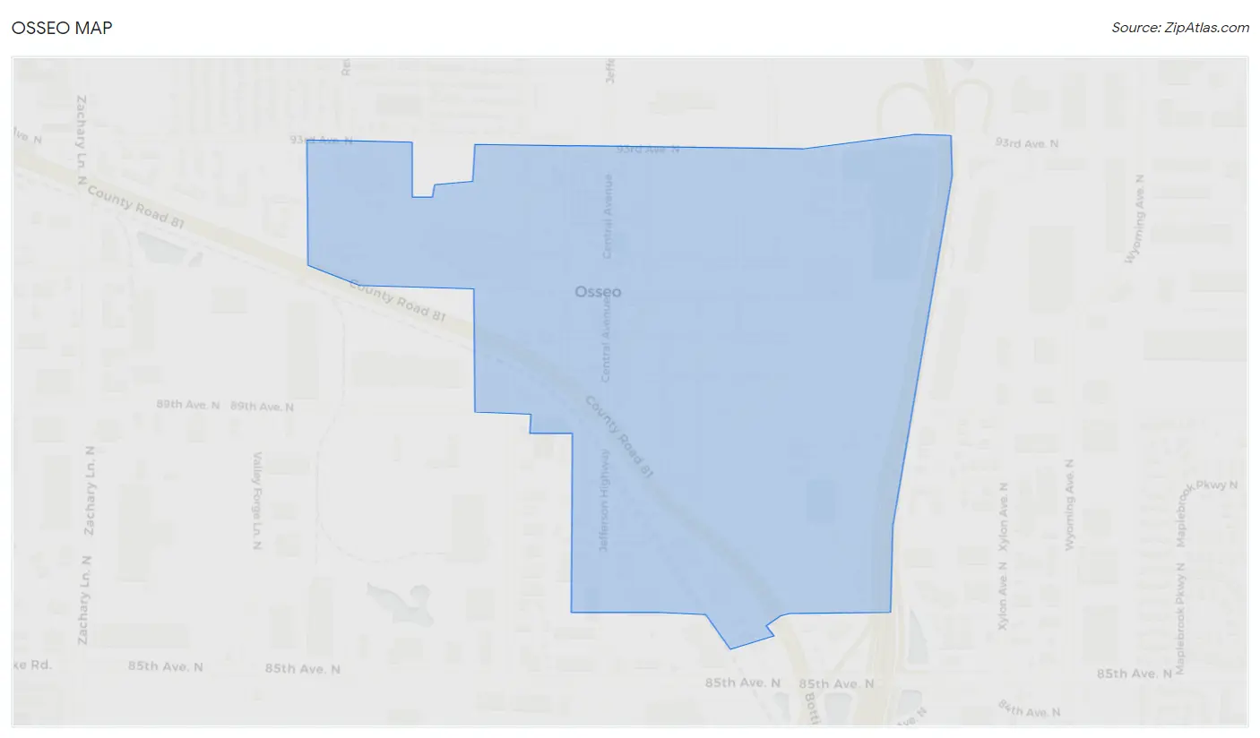 Osseo Map