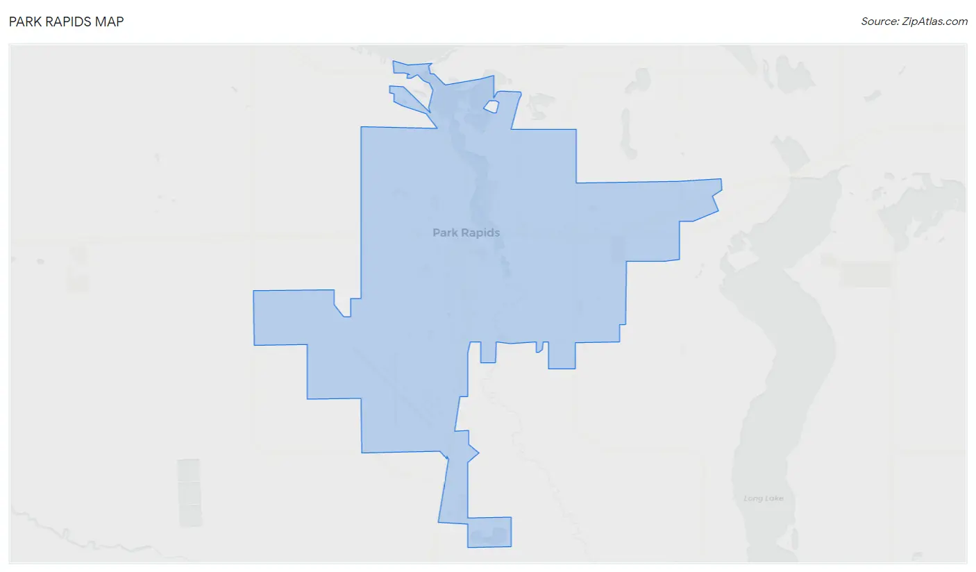 Park Rapids Map