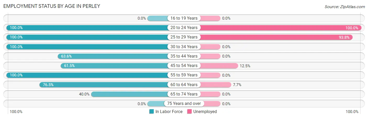 Employment Status by Age in Perley