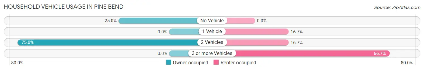 Household Vehicle Usage in Pine Bend