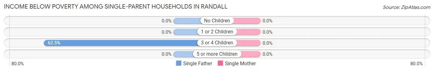 Income Below Poverty Among Single-Parent Households in Randall