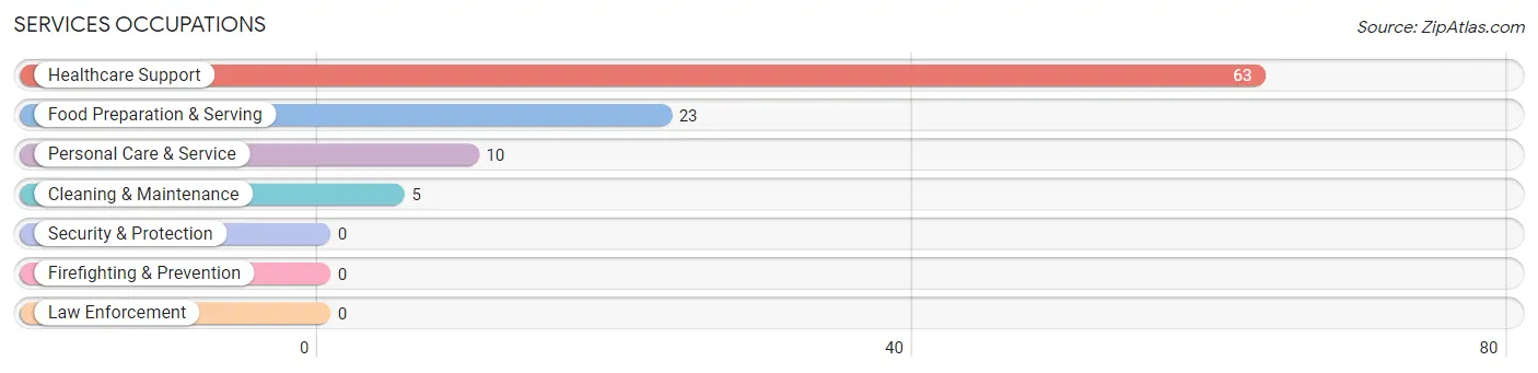 Services Occupations in Renville