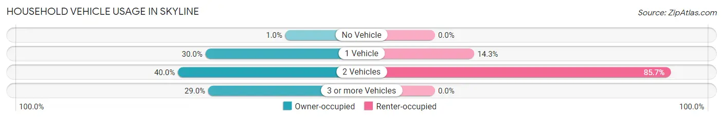 Household Vehicle Usage in Skyline