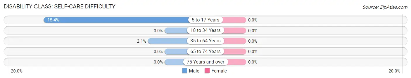 Disability in Skyline: <span>Self-Care Difficulty</span>