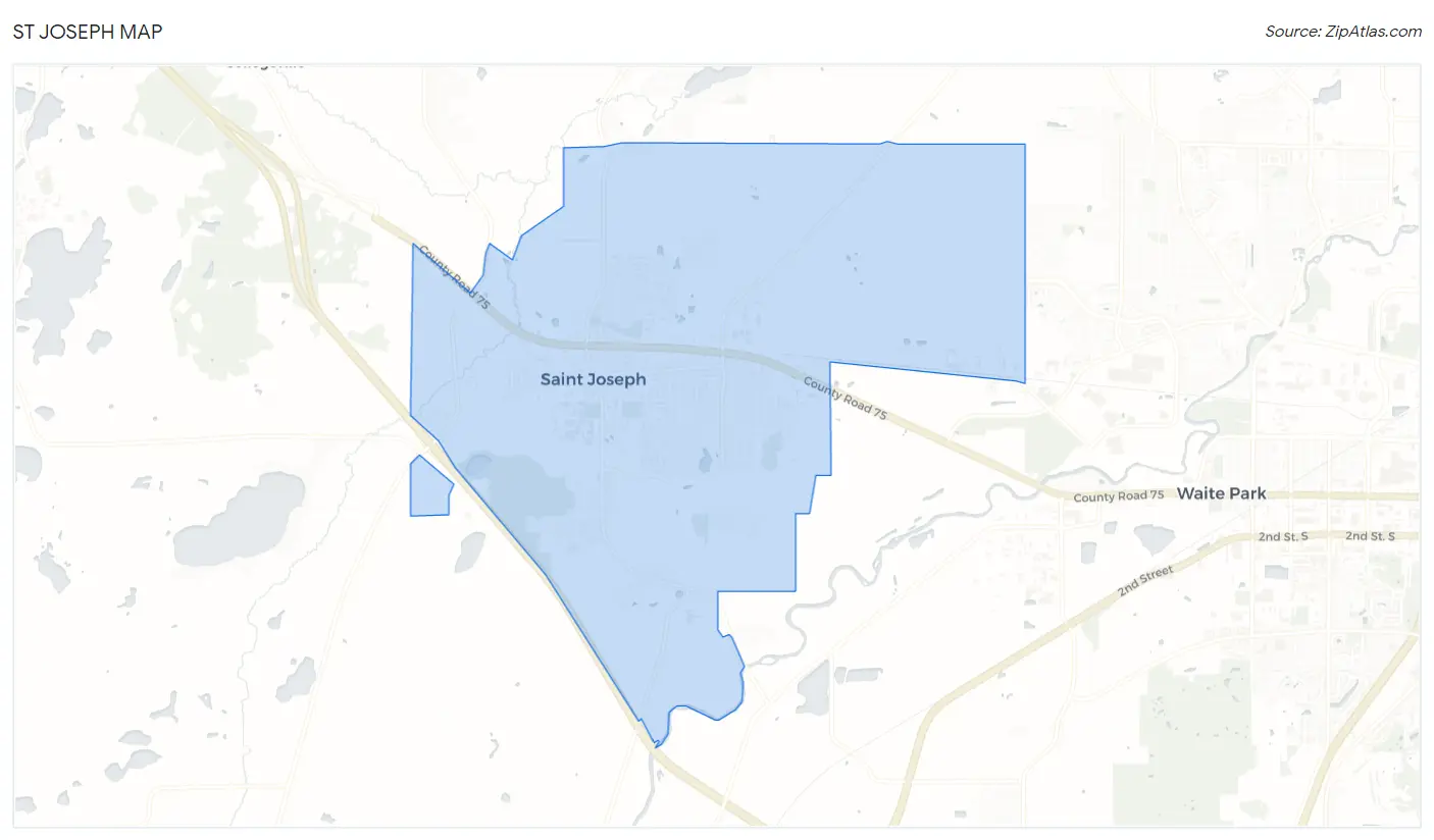 St Joseph Map