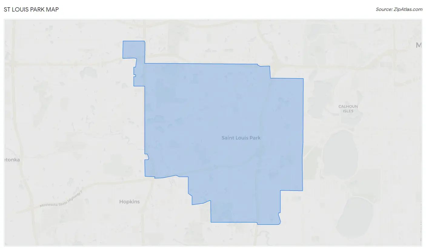 St Louis Park Map