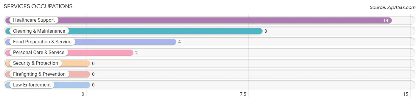 Services Occupations in Vergas