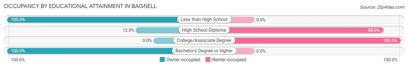 Occupancy by Educational Attainment in Bagnell