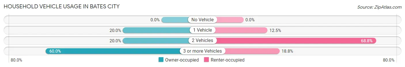 Household Vehicle Usage in Bates City
