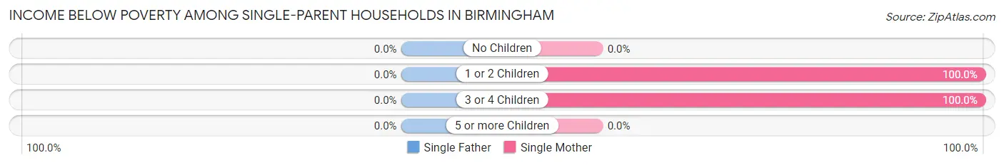 Income Below Poverty Among Single-Parent Households in Birmingham