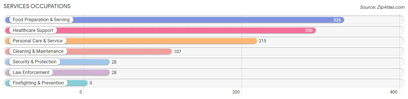 Services Occupations in Bolivar