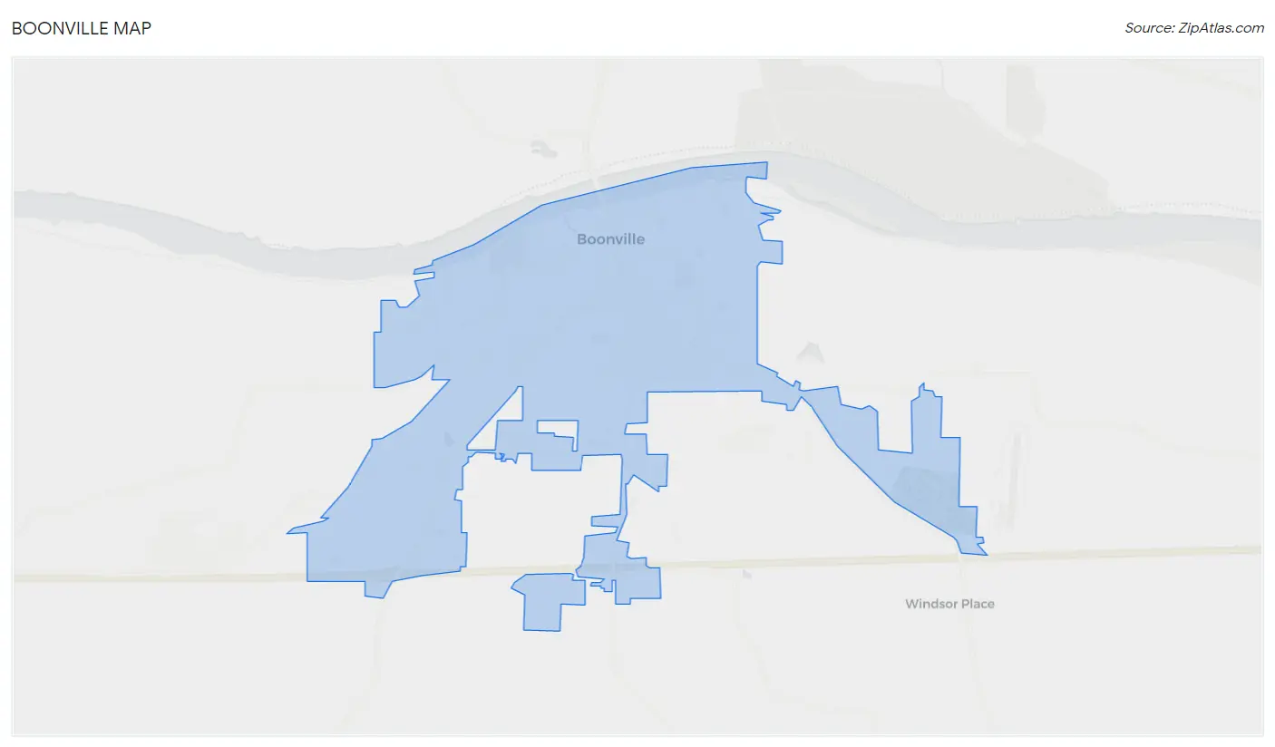 Boonville Map