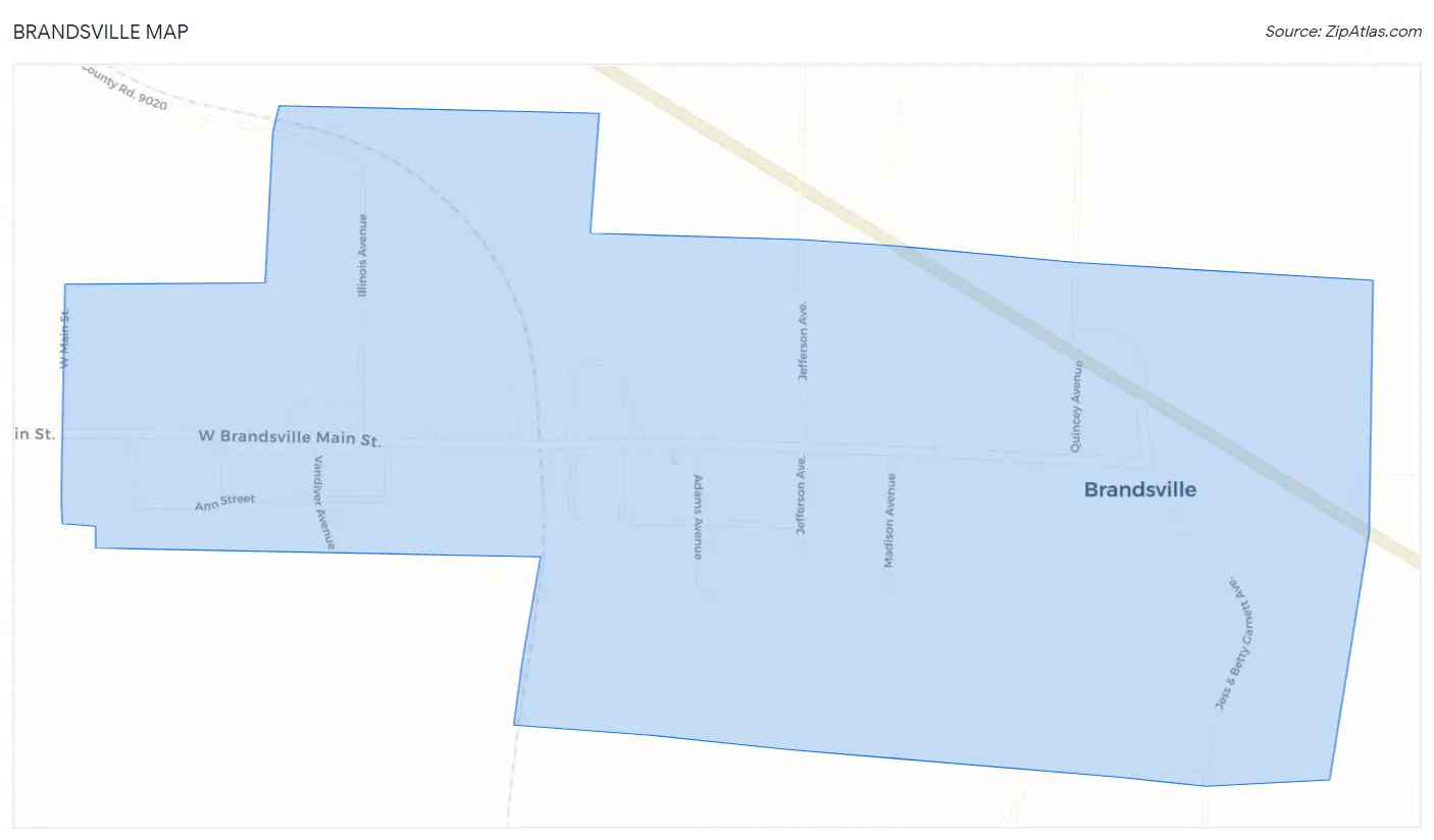 Brandsville Map