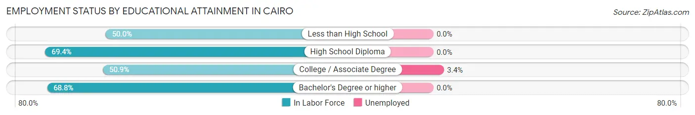 Employment Status by Educational Attainment in Cairo