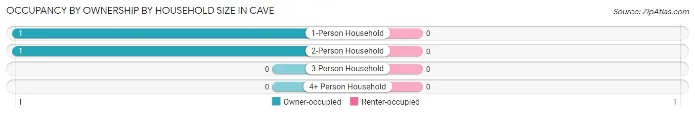 Occupancy by Ownership by Household Size in Cave