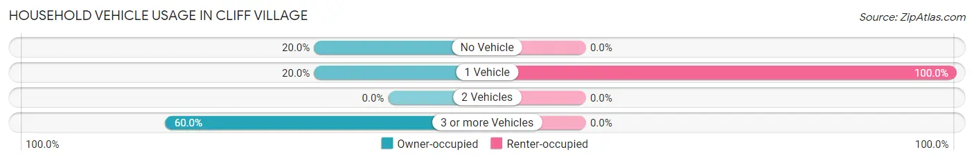 Household Vehicle Usage in Cliff Village