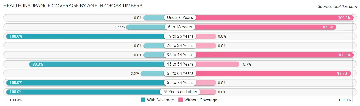 Health Insurance Coverage by Age in Cross Timbers